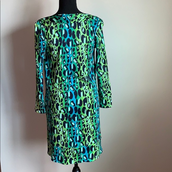 2007 RTW DVF Animal Print Shift Dress - Picture 6 of 7